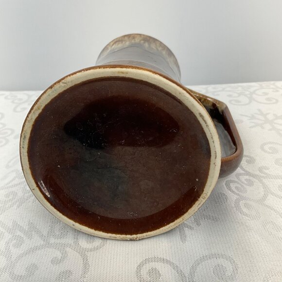 Vintage Brown Drip Glaze Ceramic Mug 5 3/4" - Picture 8 of 8